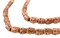The Bead Chest 8x5mm Metal Skull Beads for Jewelry Making – Copper Finish – 16 Inch Strand, Durable Brass Base, Hole Size 1-2mm – DIY Crafts, Necklaces, Bracelets, Tribal & Goth Designs